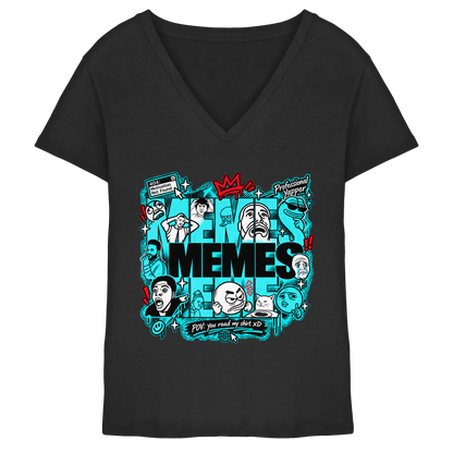 The Meme - Ladies V-Neck Shirt