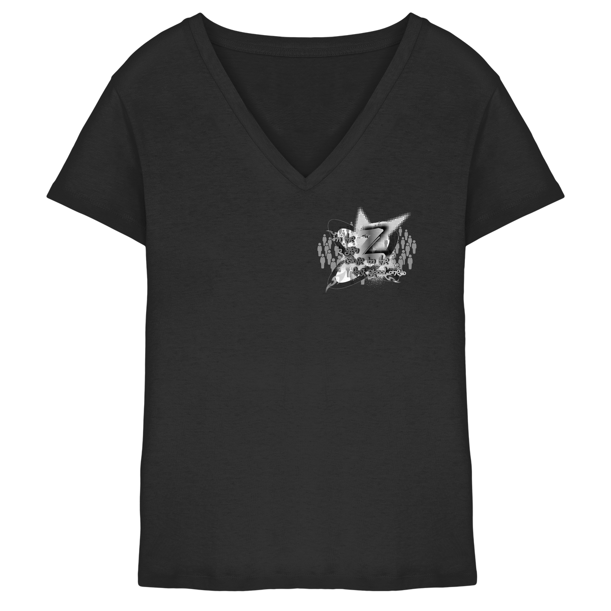 The Rebellion Z BASiCS - Ladies V-Neck Shirt