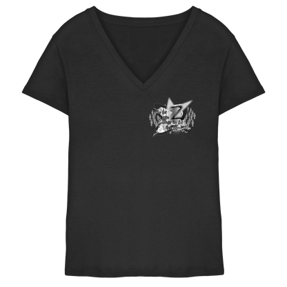 The Rebellion Z BASiCS - Ladies V-Neck Shirt