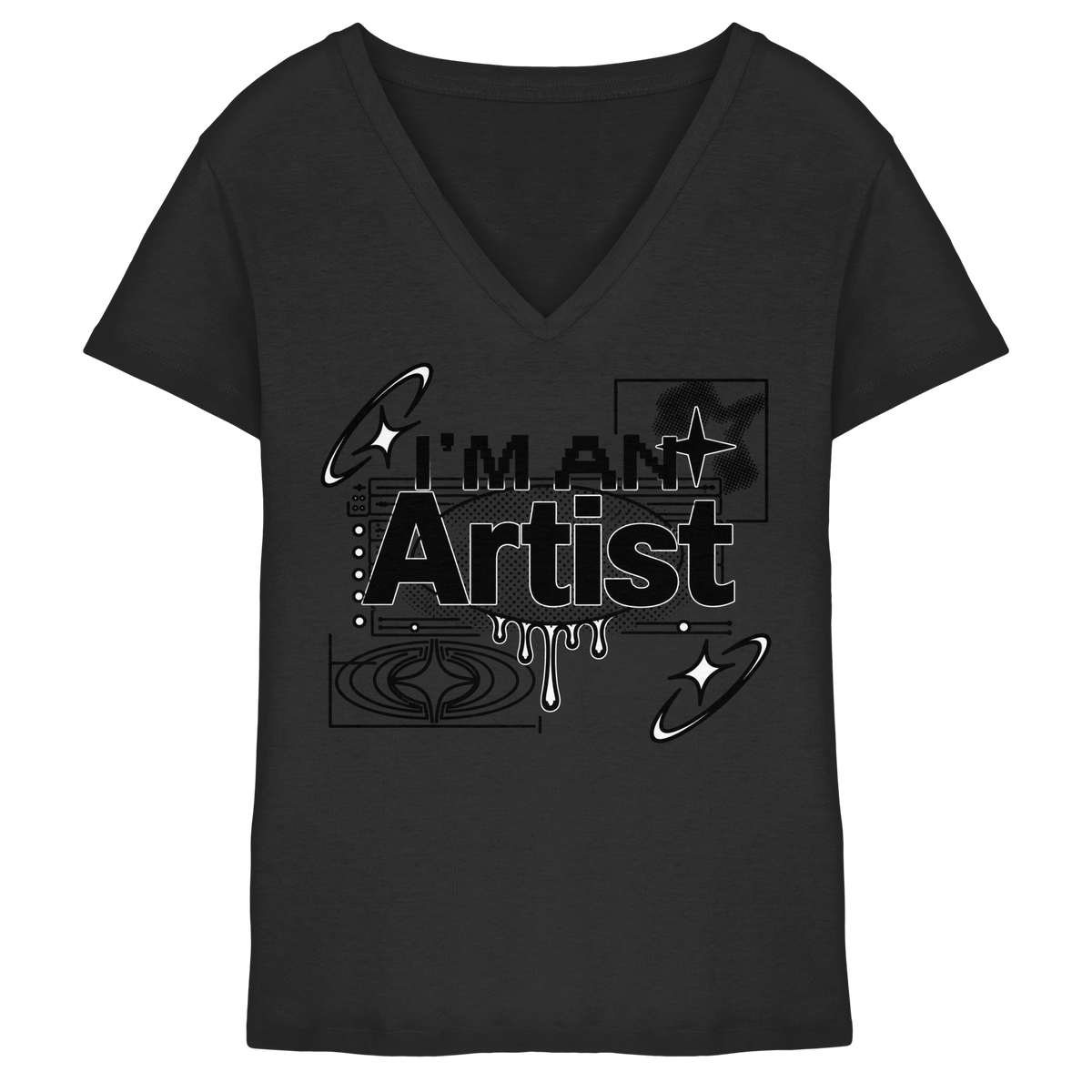 The Artist BASiCS - Ladies V-Neck Shirt