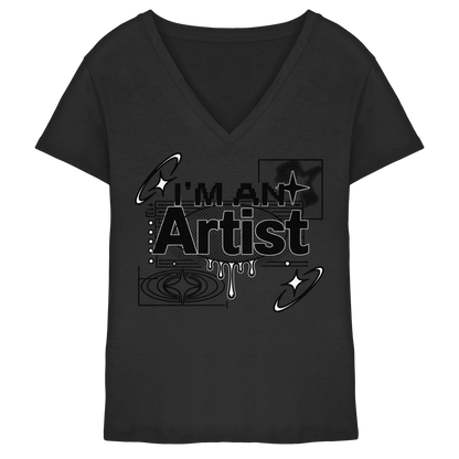 The Artist BASiCS - Ladies V-Neck Shirt