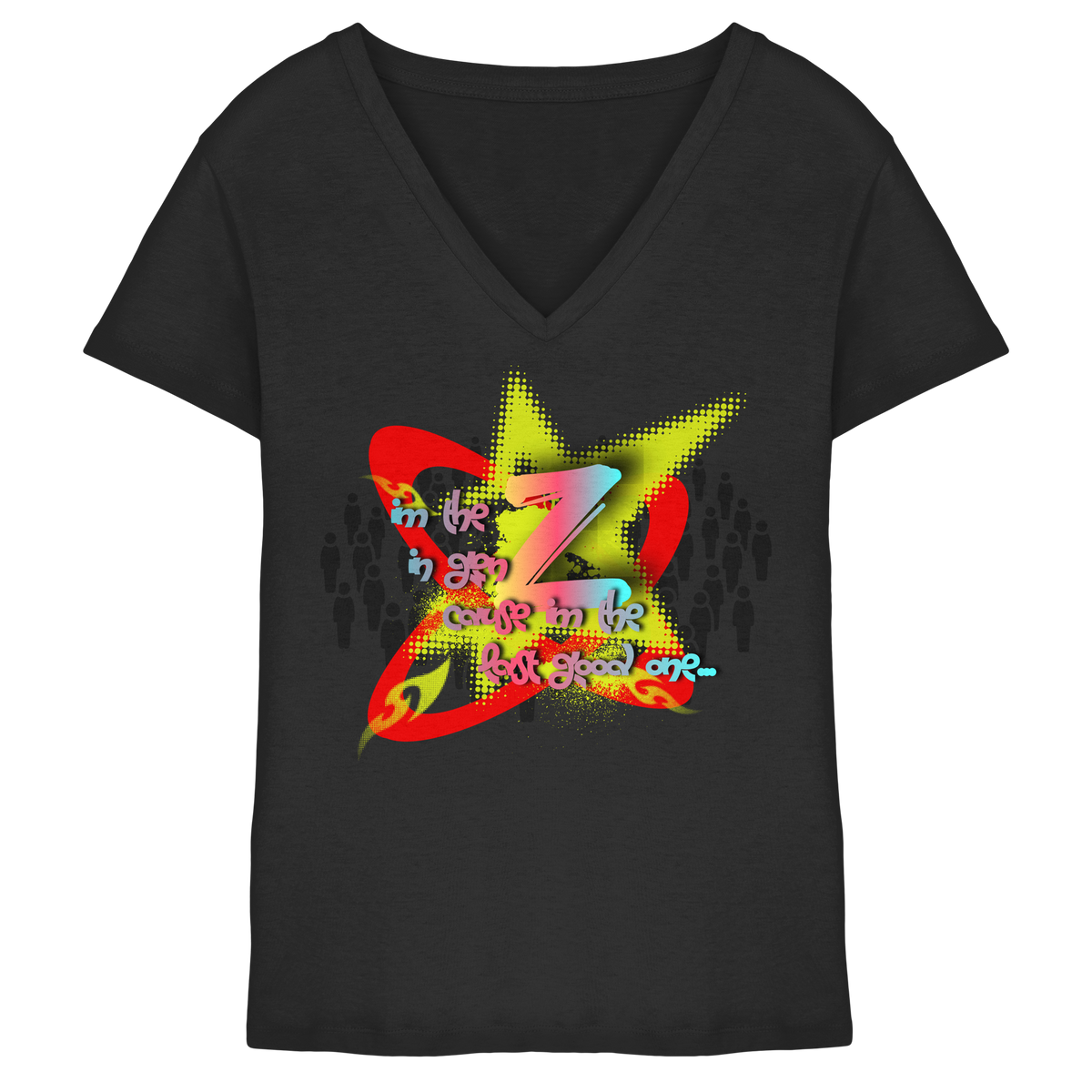 The Rebellion Z - Ladies V-Neck Shirt