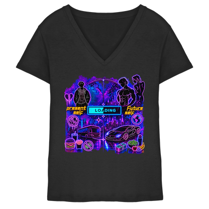 LOADiNG - Ladies V-Neck Shirt