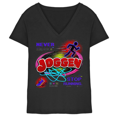 The JoGGer - Ladies V-Neck Shirt