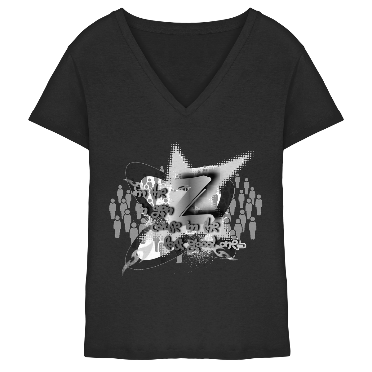 The Rebellion Z BASiC - Ladies V-Neck Shirt