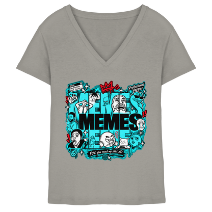 The Meme - Ladies V-Neck Shirt