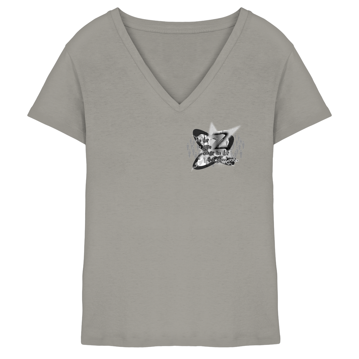 The Rebellion Z BASiCS - Ladies V-Neck Shirt