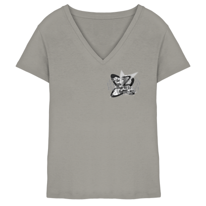 The Rebellion Z BASiCS - Ladies V-Neck Shirt
