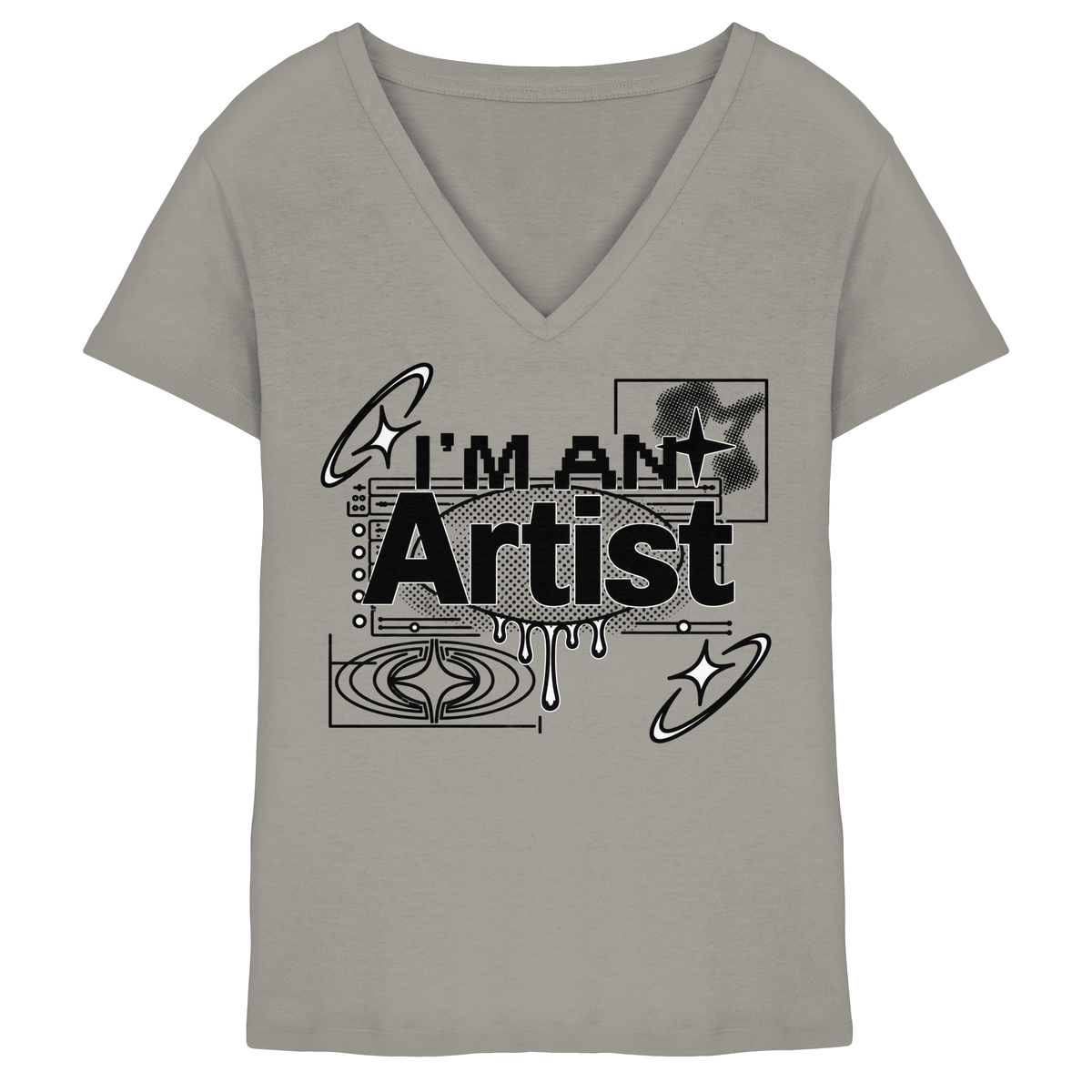 The Artist BASiCS - Ladies V-Neck Shirt