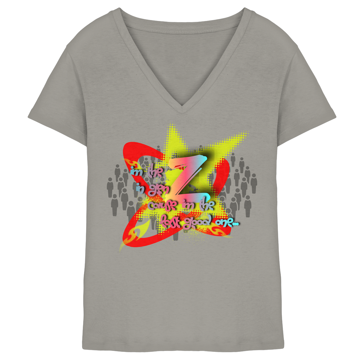 The Rebellion Z - Ladies V-Neck Shirt