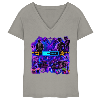 LOADiNG - Ladies V-Neck Shirt