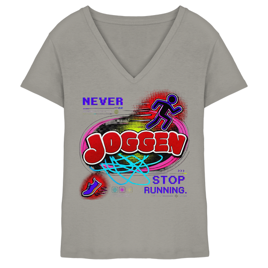 The JoGGer - Ladies V-Neck Shirt