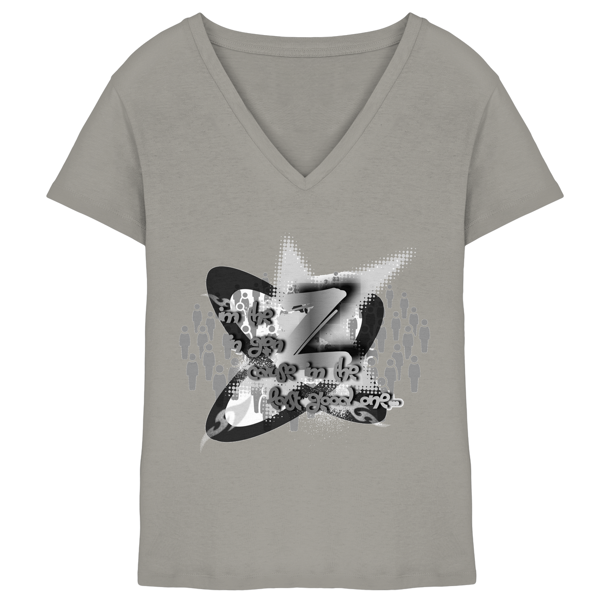 The Rebellion Z BASiC - Ladies V-Neck Shirt