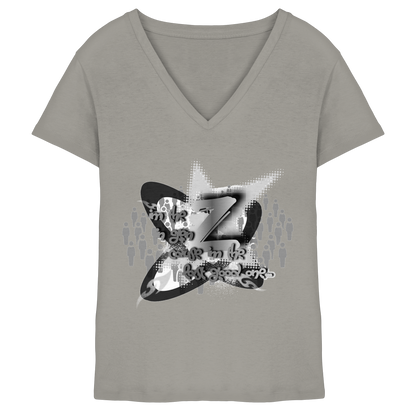 The Rebellion Z BASiC - Ladies V-Neck Shirt