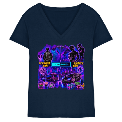 LOADiNG - Ladies V-Neck Shirt
