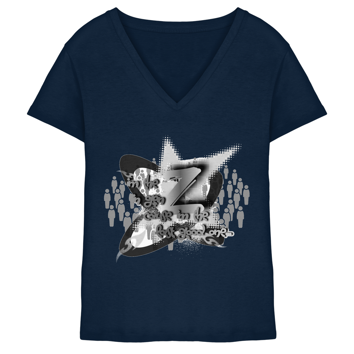 The Rebellion Z BASiC - Ladies V-Neck Shirt