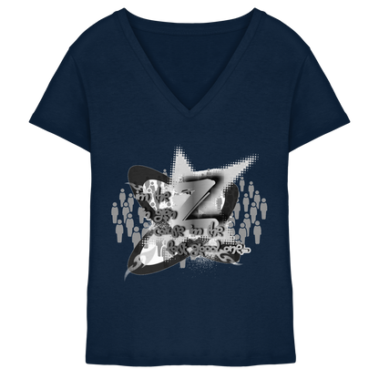 The Rebellion Z BASiC - Ladies V-Neck Shirt