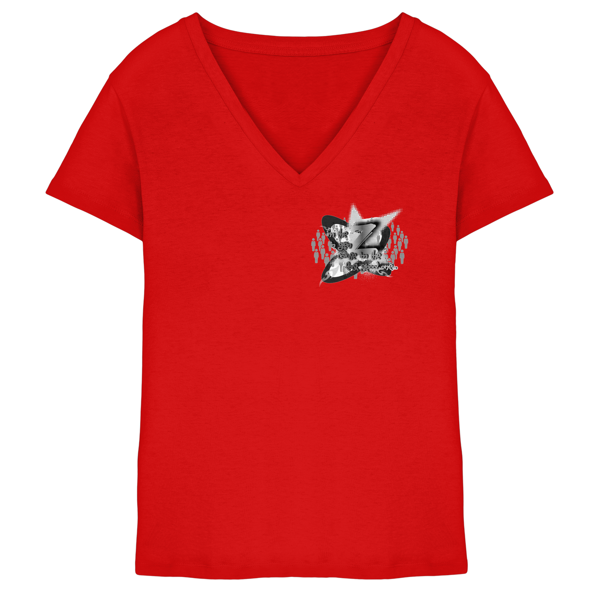 The Rebellion Z BASiCS - Ladies V-Neck Shirt