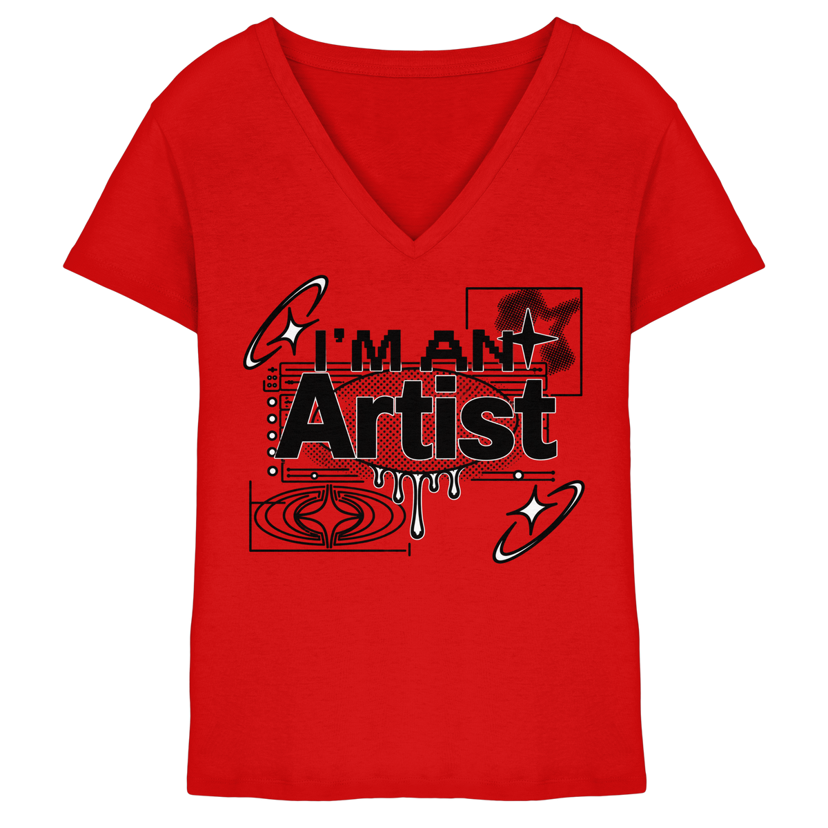 The Artist BASiCS - Ladies V-Neck Shirt