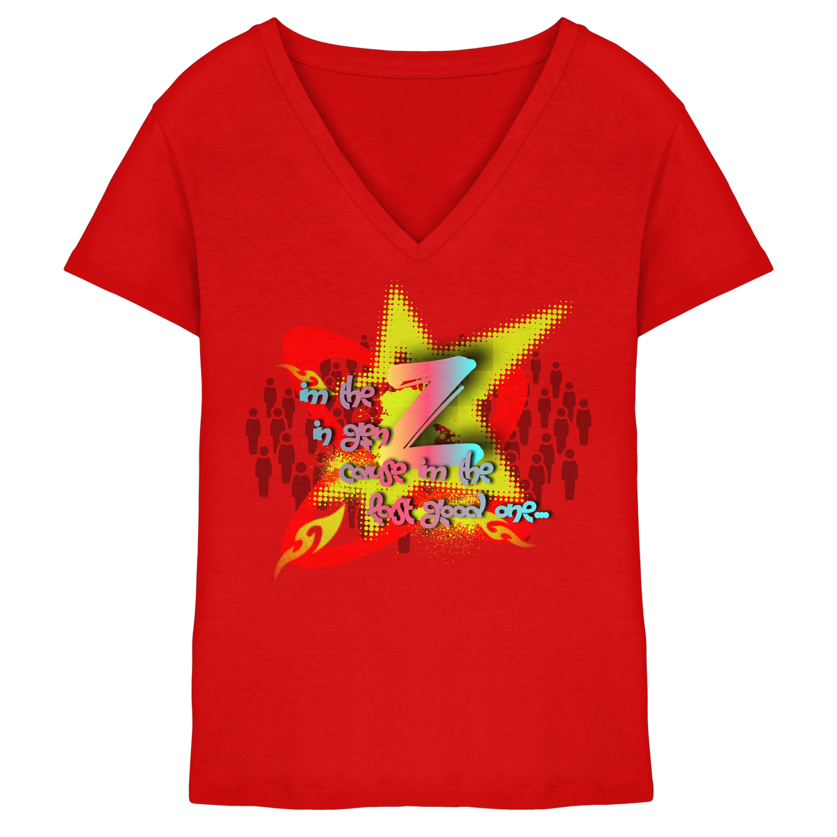 The Rebellion Z - Ladies V-Neck Shirt