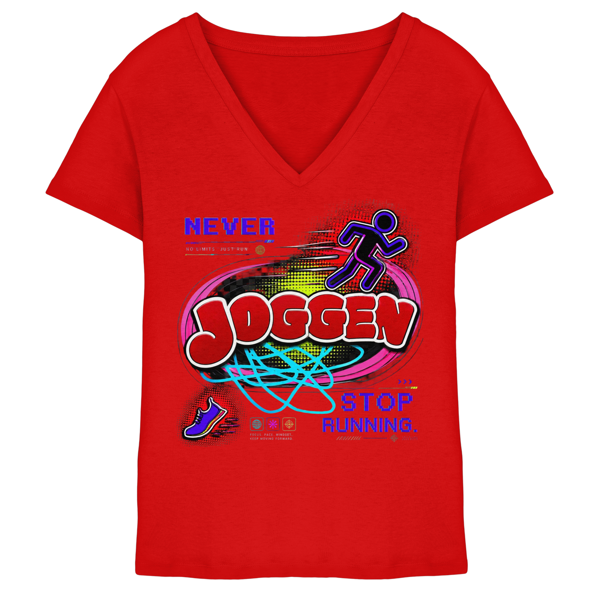 The JoGGer - Ladies V-Neck Shirt
