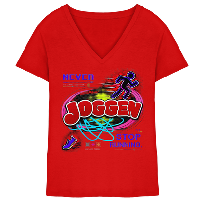 The JoGGer - Ladies V-Neck Shirt