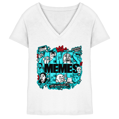 The Meme - Ladies V-Neck Shirt