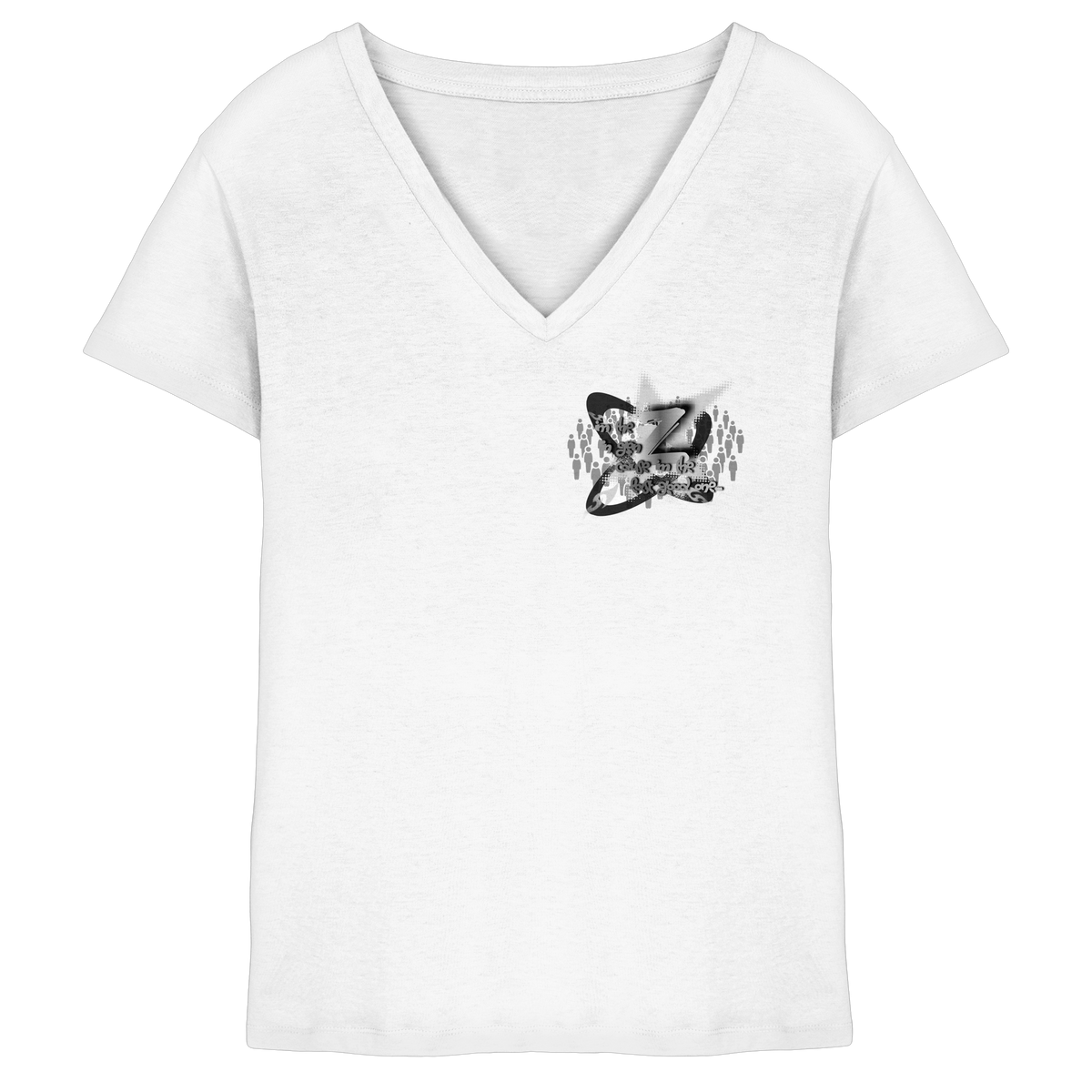 The Rebellion Z BASiCS - Ladies V-Neck Shirt