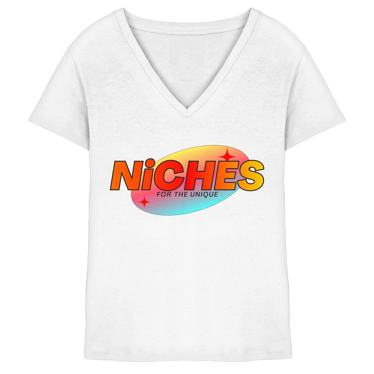 NiCHES - Ladies V-Neck Shirt
