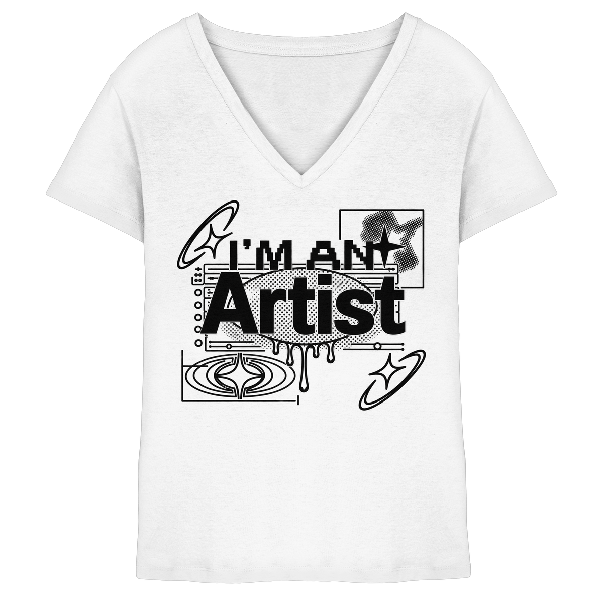 The Artist BASiCS - Ladies V-Neck Shirt