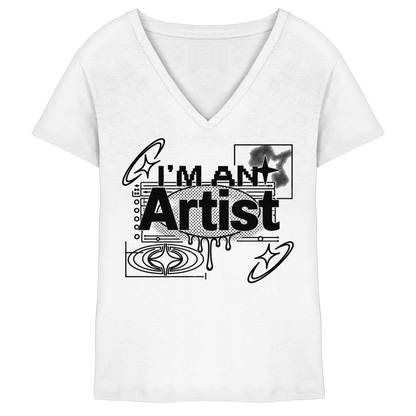 The Artist BASiCS - Ladies V-Neck Shirt