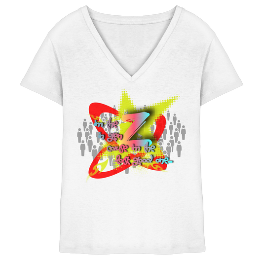 The Rebellion Z - Ladies V-Neck Shirt