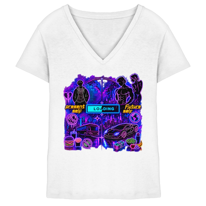 LOADiNG - Ladies V-Neck Shirt