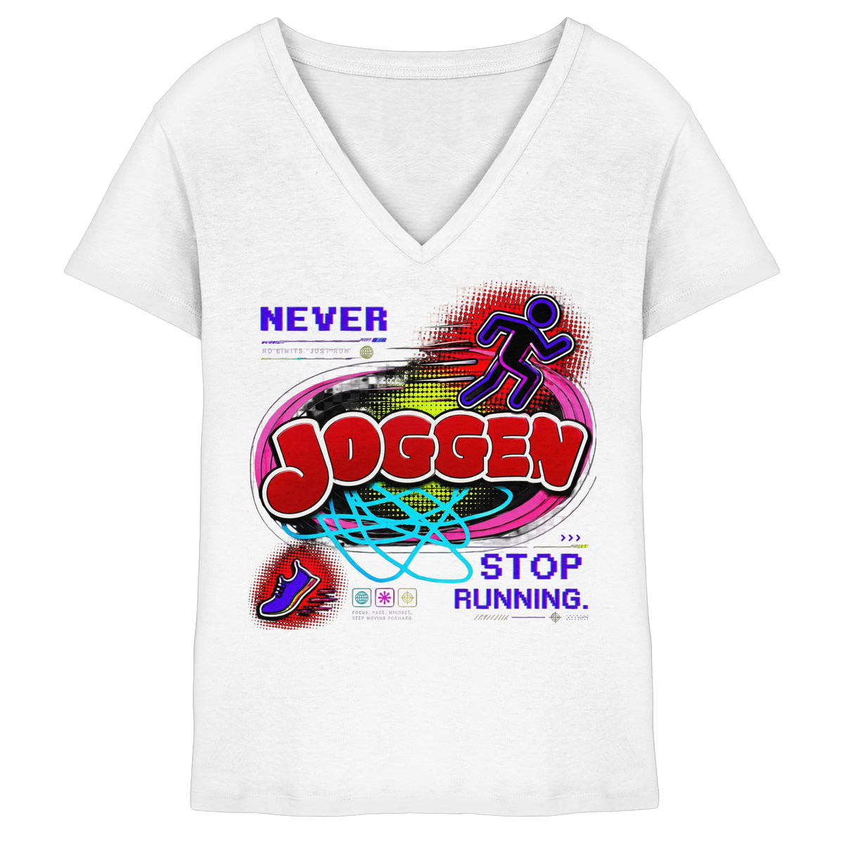 The JoGGer - Ladies V-Neck Shirt