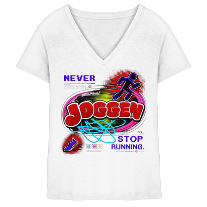 The JoGGer - Ladies V-Neck Shirt