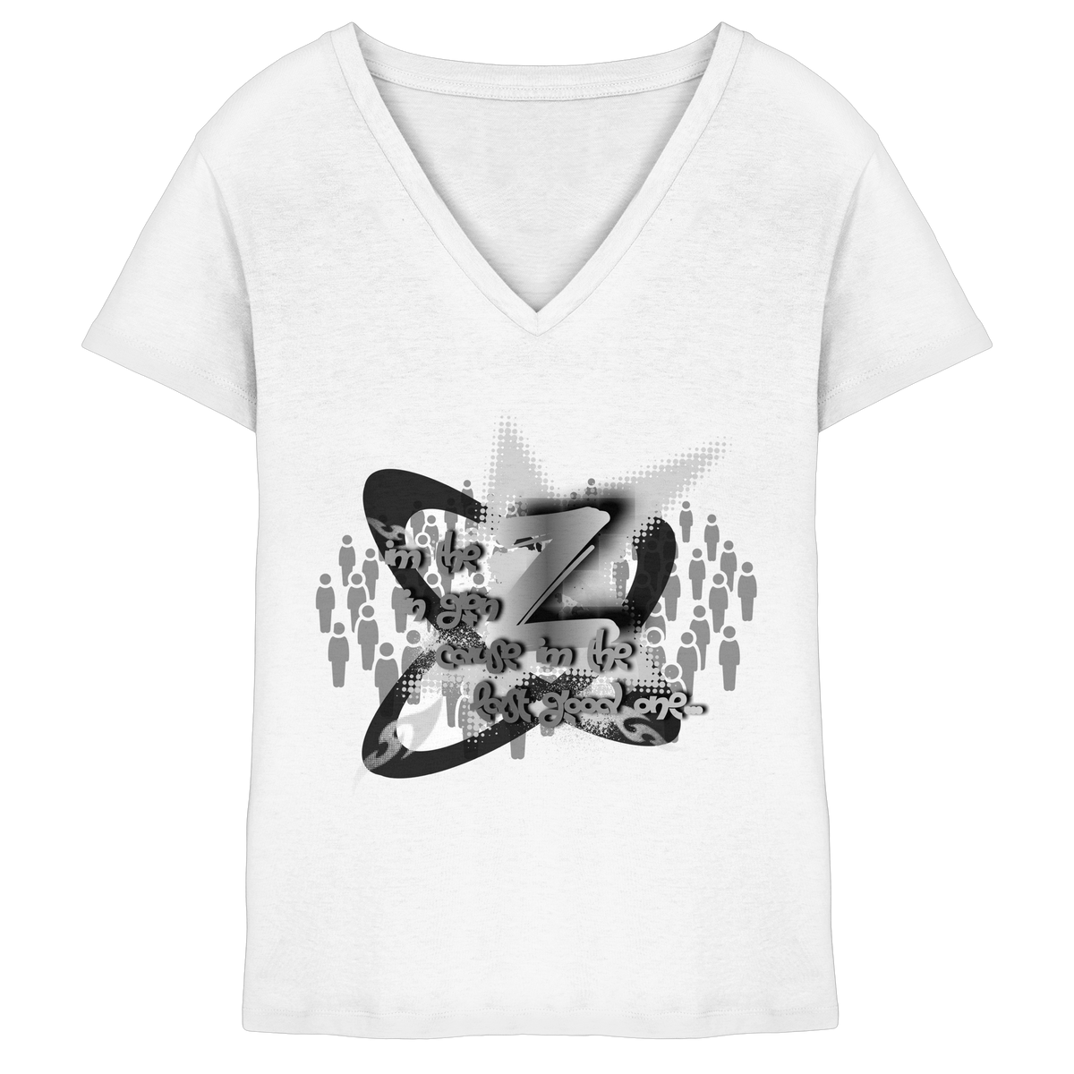 The Rebellion Z BASiC - Ladies V-Neck Shirt
