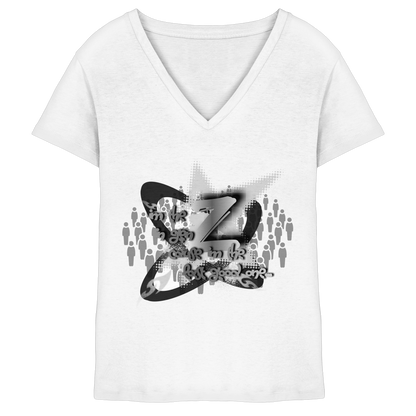 The Rebellion Z BASiC - Ladies V-Neck Shirt