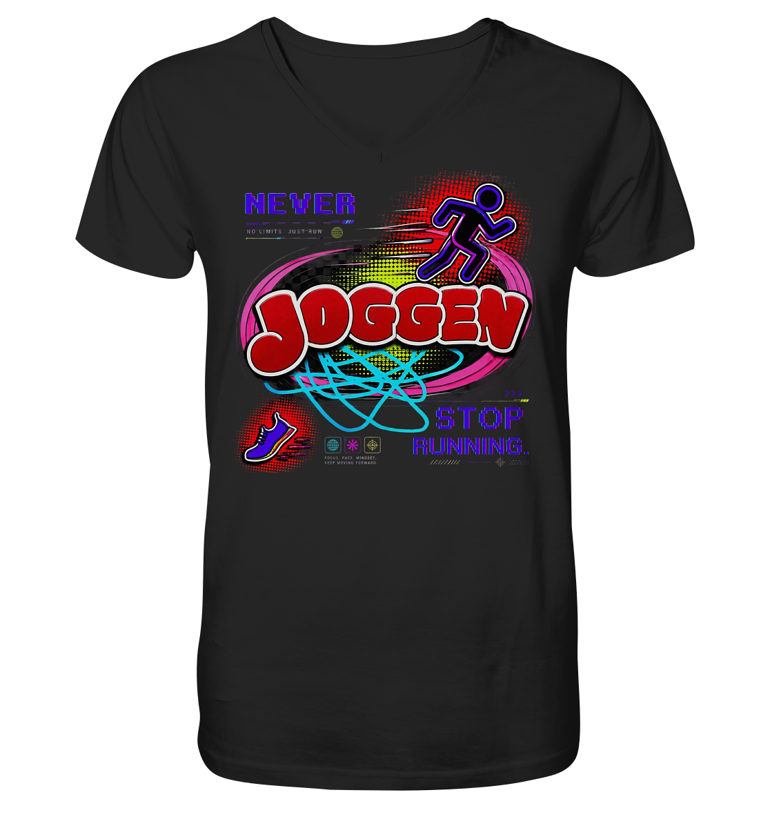 The JoGGer - Mens Organic V-Neck Shirt