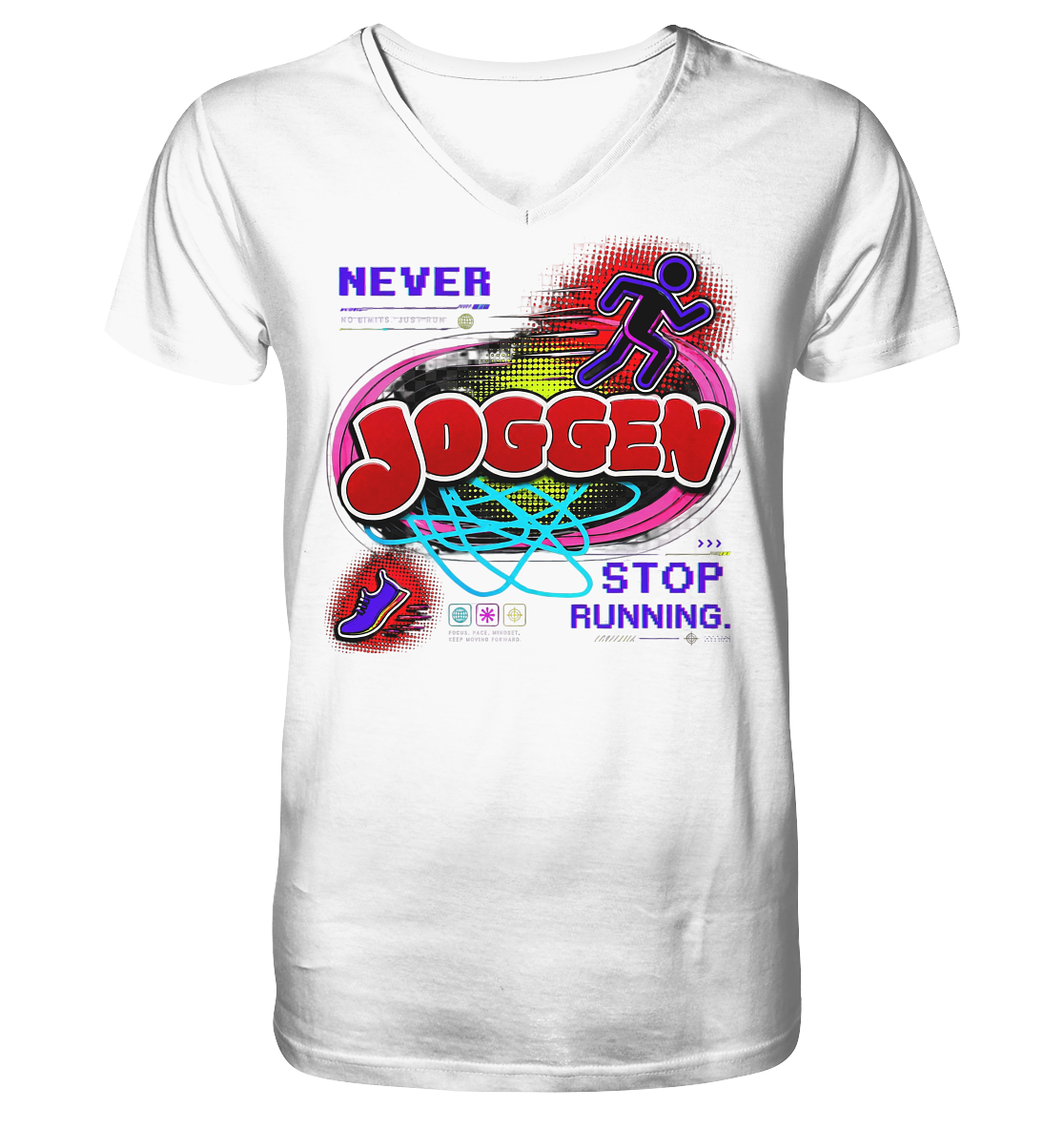 The JoGGer - Mens Organic V-Neck Shirt
