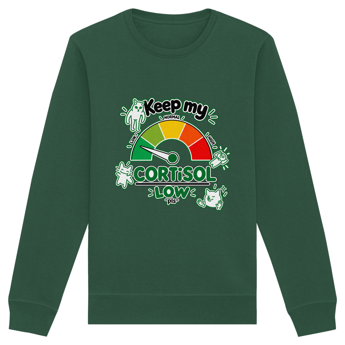 low CORTiSOL - Organic Basic Unisex Sweatshirt