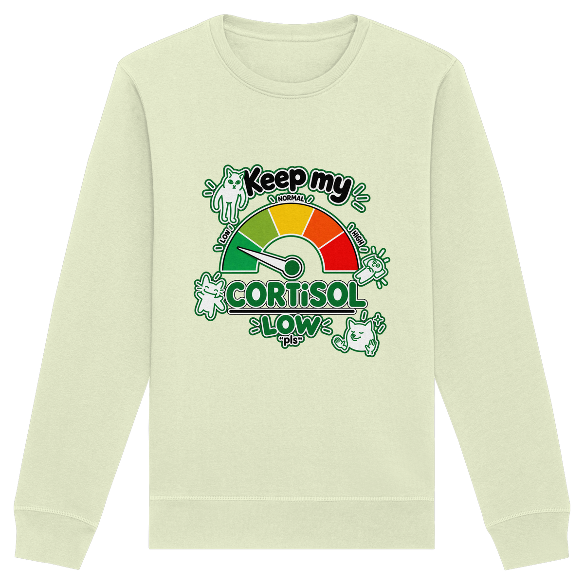 low CORTiSOL - Organic Basic Unisex Sweatshirt