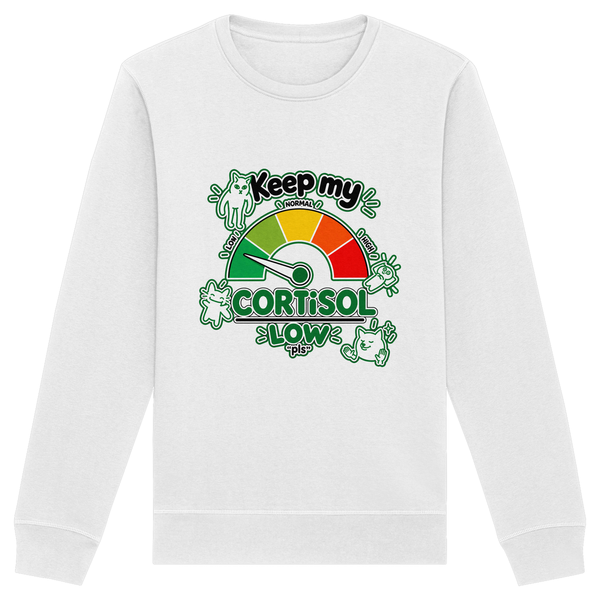 low CORTiSOL - Organic Basic Unisex Sweatshirt