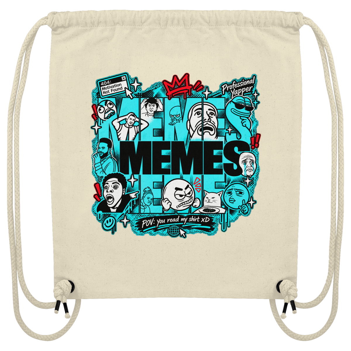 The Meme - Organic Gym-Bag