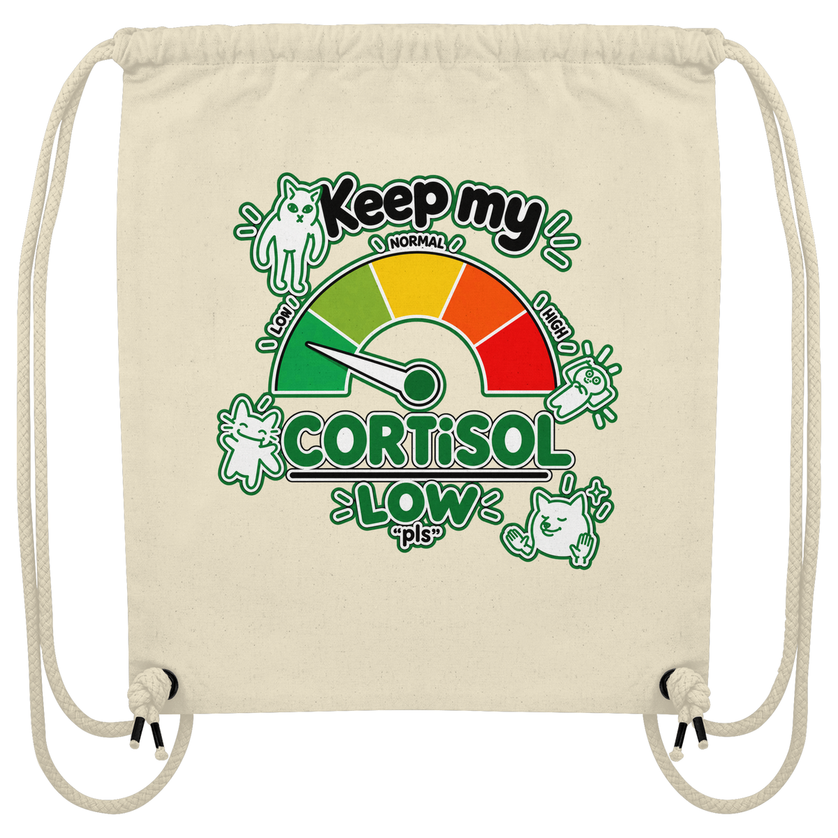 low CORTiSOL - Organic Gym-Bag