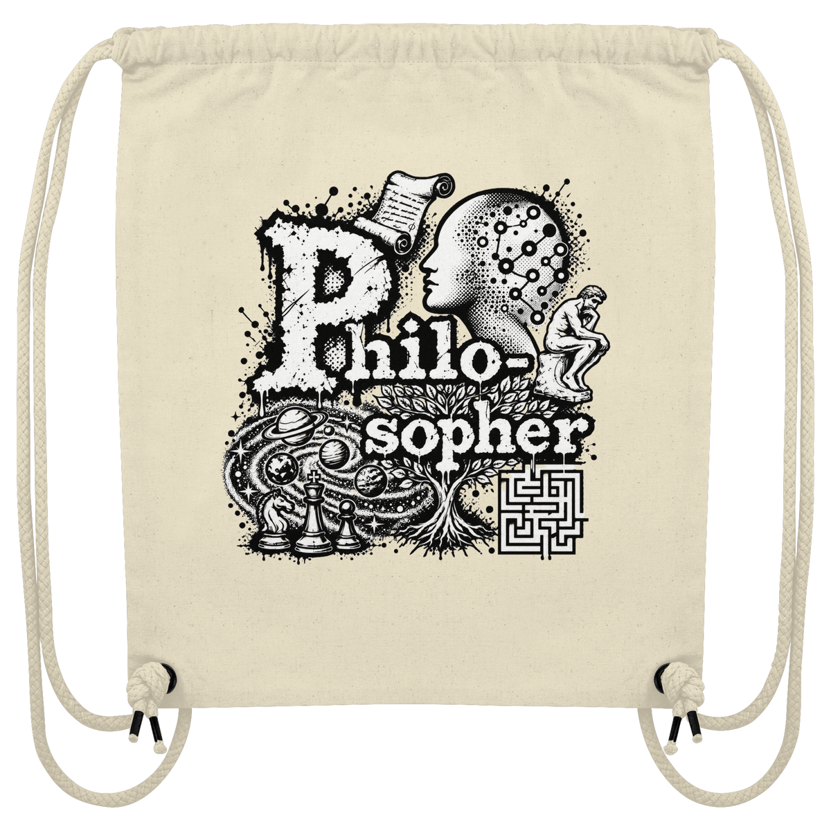 The Philosopher - Organic Gym-Bag