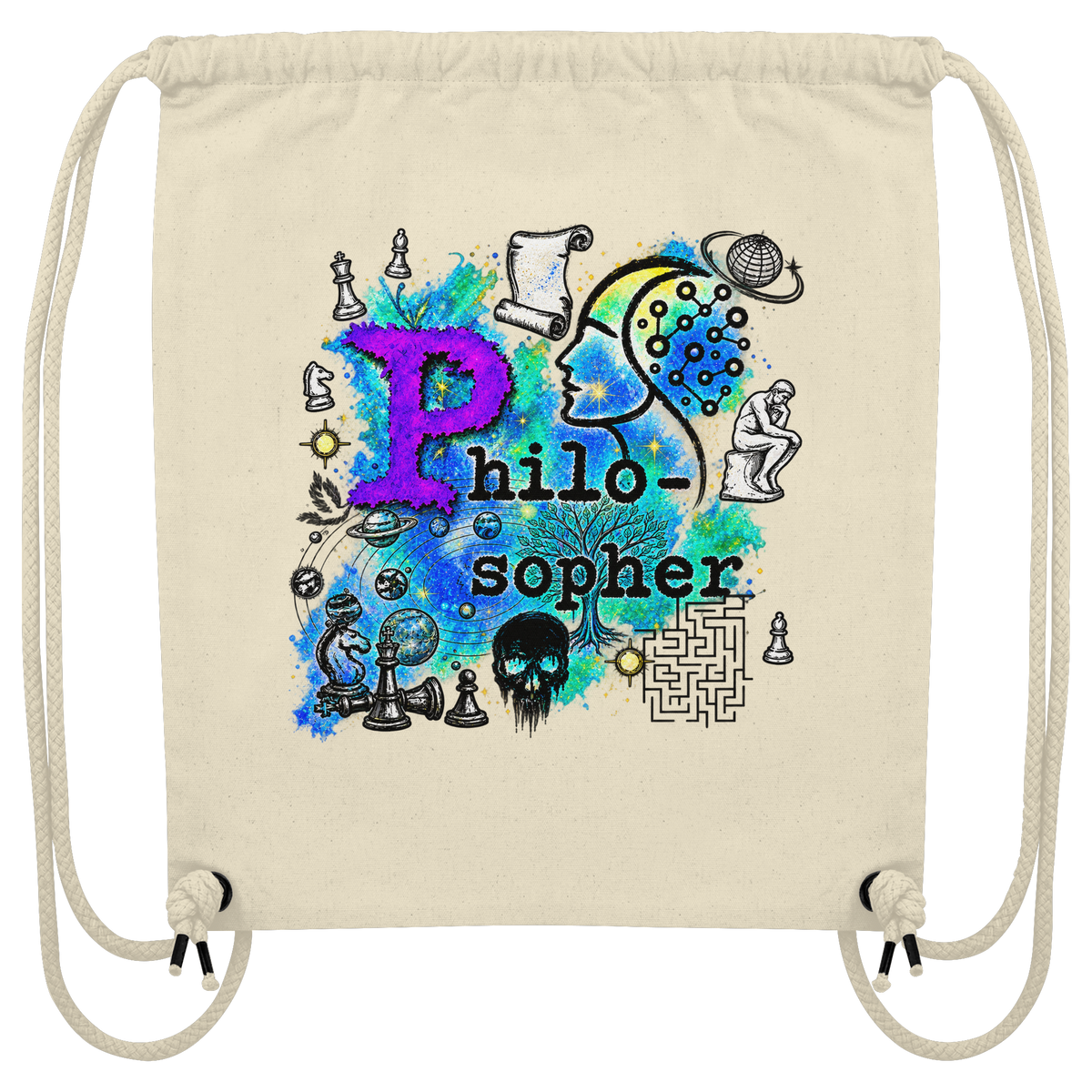The Philosopher - Organic Gym-Bag