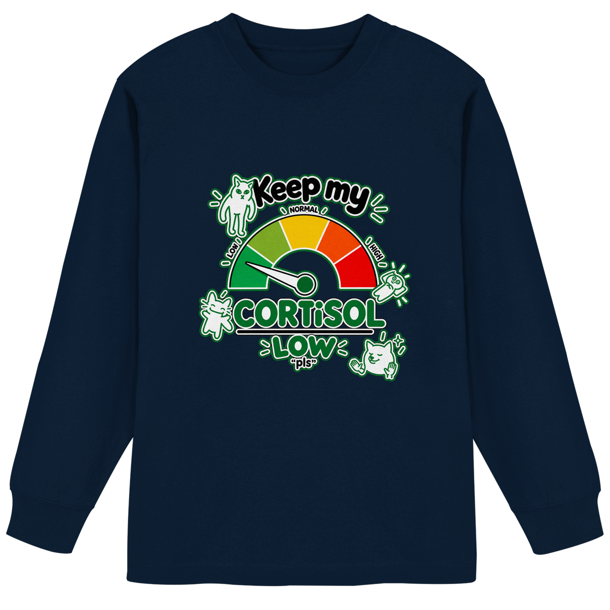 low CORTiSOL - Organic Heavy Oversized Longsleeve T-Shirt