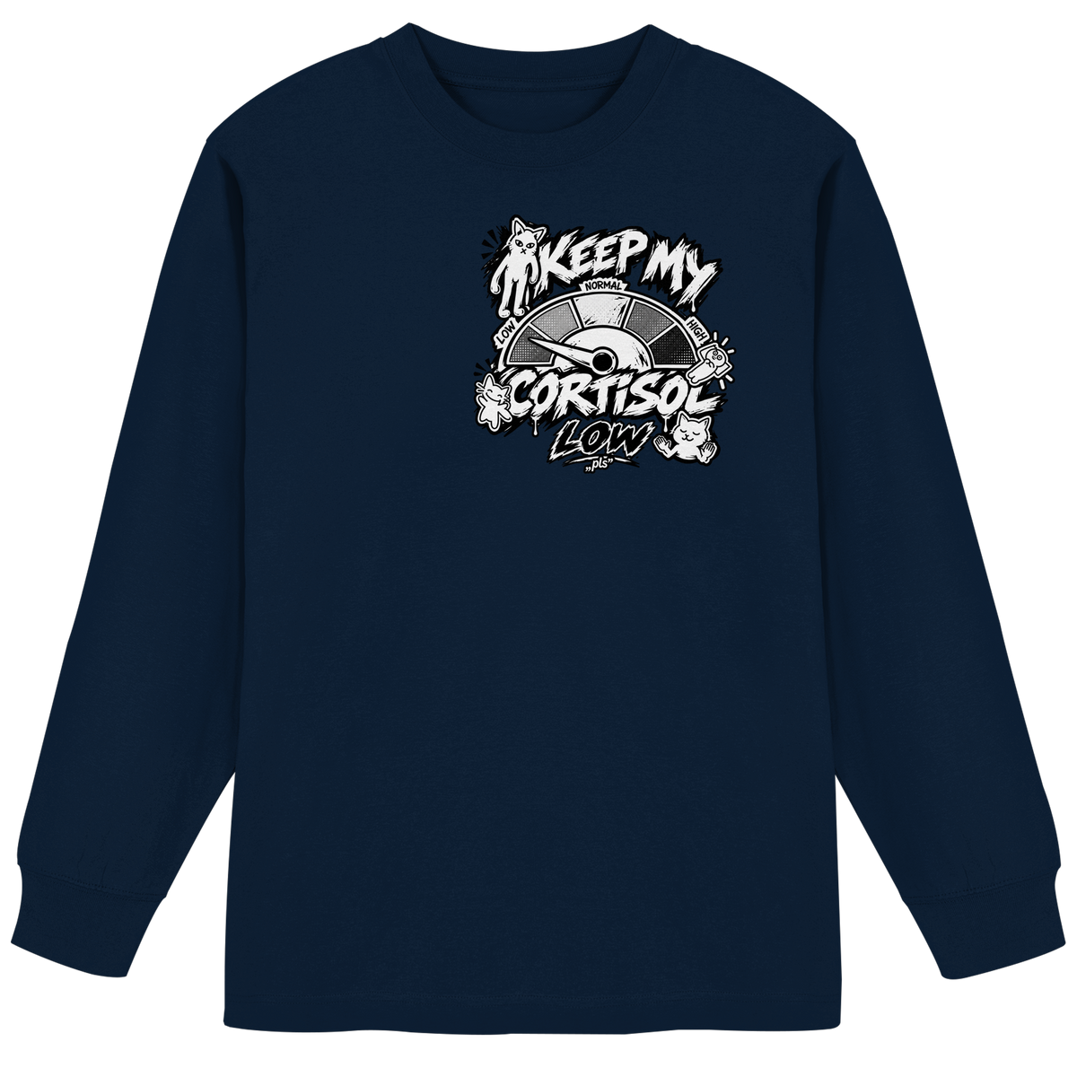 low CORTiSOL - Organic Heavy Oversized Longsleeve T-Shirt
