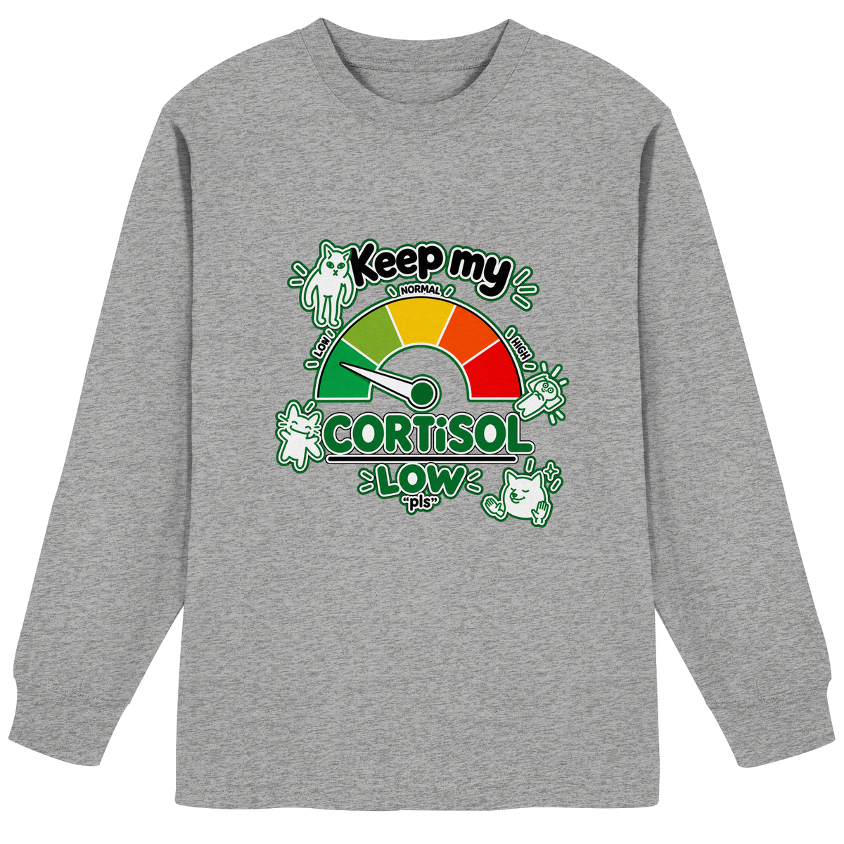 low CORTiSOL - Organic Heavy Oversized Longsleeve T-Shirt