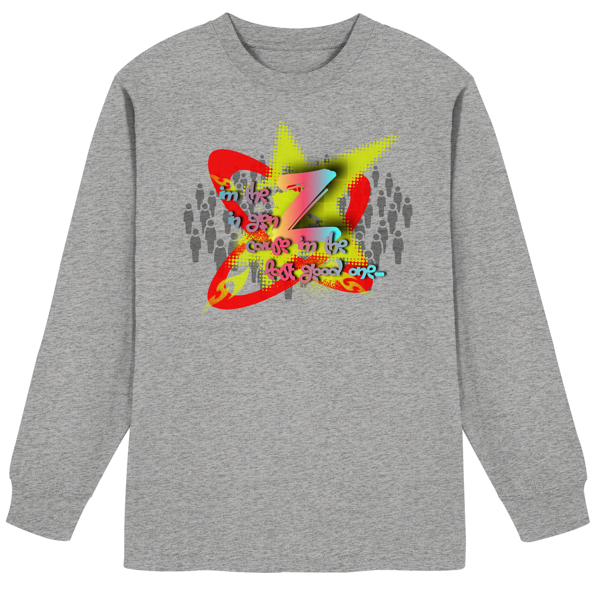 The Rebellion Z - Organic Heavy Oversized Longsleeve T-Shirt